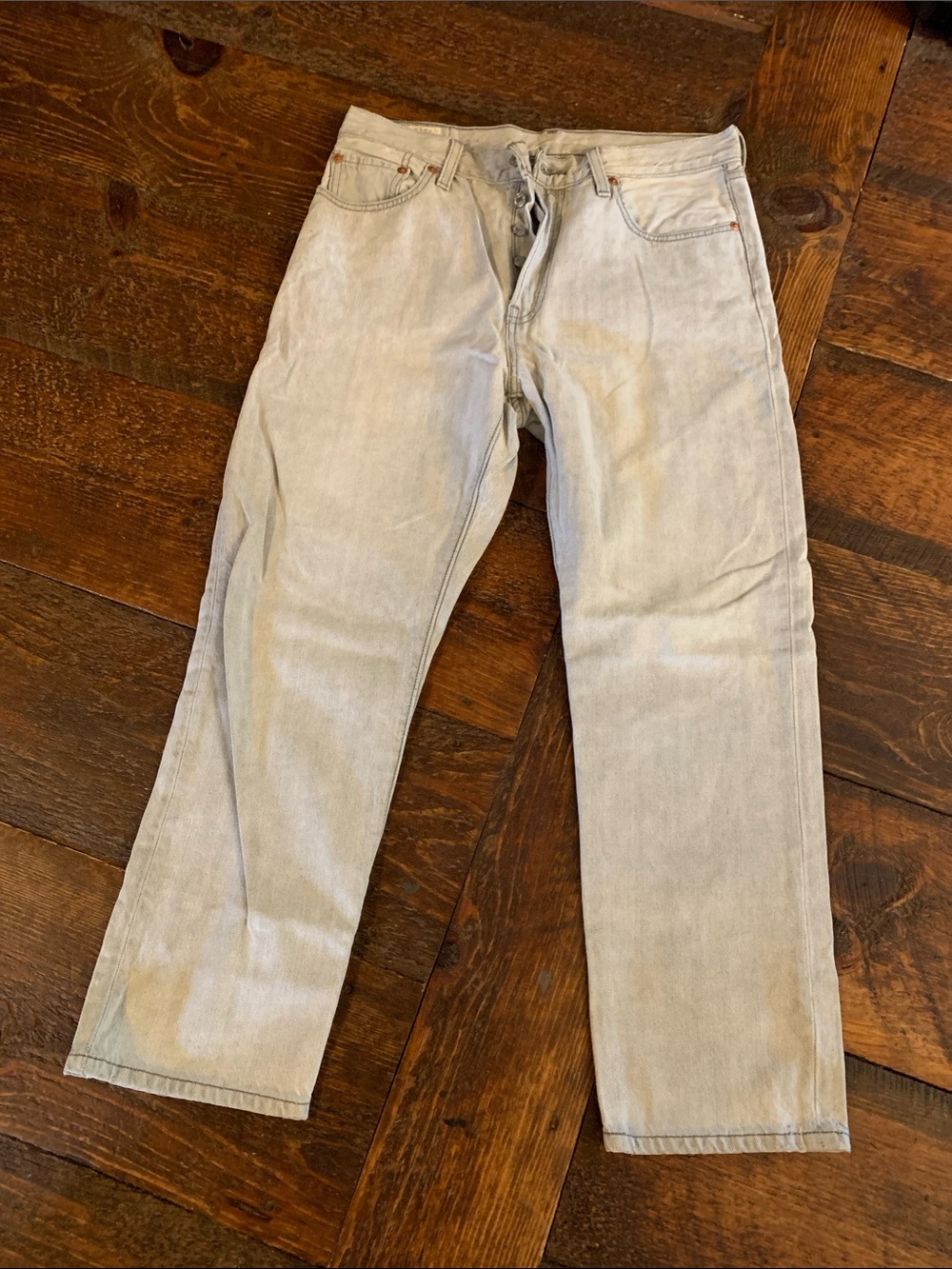Levi's 501 Pale Blue Straight Leg woman’s Jeans